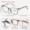 CCVOO Reading Glasses for Women/Men, Eyeglasses, Blue Light Readers for