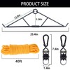 WHSSFINE Deer Hanger for Skinning, Deer Hunting Game Hoist Pulley
