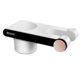 Hair Dryer Holder Blow Dryer Rack Wall Mount for Bathroom Bedroom Hair Care Styling Tools Organizer Large Black