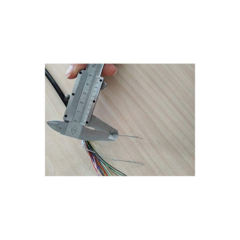 26 Cores Industrial Spring Spiral Coiled Cable CNC Handheld Encoder