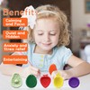 Silicone Sensory Fidget Toys Set, 6 Pieces Fruit Shapes Silicone