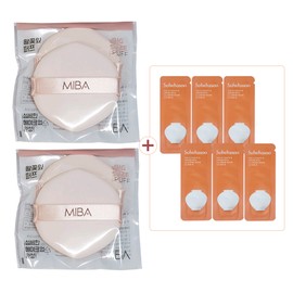 Miva King Petal Puff 2pcs 2pcs + Sulwhasoo Timetreasure Cream Rich Pouch 1mlx6 sheets / 미바 왕꽃잎 퍼프 2개입 2개 + 설화수 진설크림 리치 파우치 1mlx6장