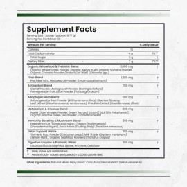 Nature's Pure Blend Super Greens Polvo Orgánico Sabor Matcha