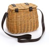 Peohud Wicker Picnic Basket, Empty Gift Basket with Linen, Willow