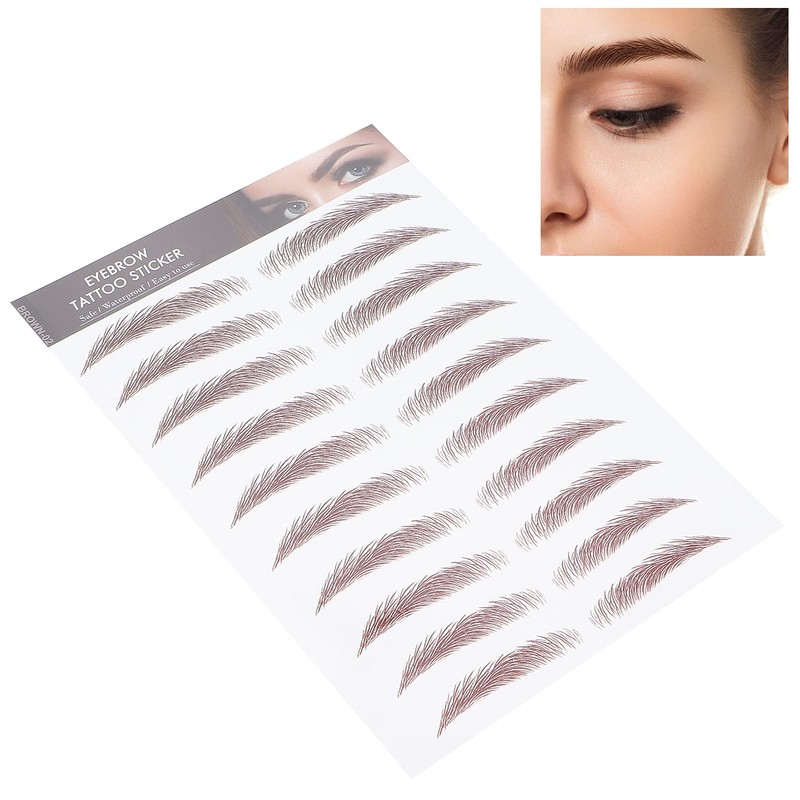 Pegatina de Transferencia de Cejas para Mujeres Pegatinas de Tatuaje