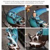 Textiluxe Moon Backflow Incense Burner, Waterfall Incense Burner, with 100