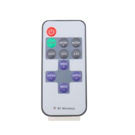OTOTEC Wireless RF Remote Control for Single Color Strip Light LED DC 12V 12A Mini Inline Dimmer Switch