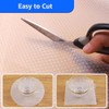 PABUSIOR 10-Inch Clear Cabinet Drawer Liner: Translucent Waterproof Small Kitchen