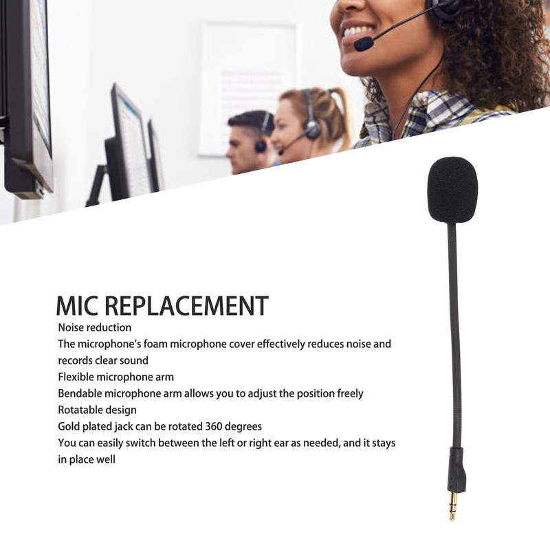 Replacement Microphone for G PRO G PRO X, Detachable Microphone
