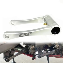 CRF300L Lowering Link Rear Drop Link Compatible With CRF 300L RALLY 2021 2022 2023 2024 2025 Motorcycle Suspension Linkage (Silver)