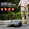 VEVOR Walk-behind Hand Push Floor Sweeper, 25.6" Sweeping Width Floor