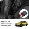 BoxCheer Armrest Cover for 2017-2023 Subaru Impreza 2018-2023 Crosstrek Center