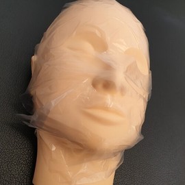 Skin Care Disposable Face Neck Mask Pack Vinyl 100 Sheets 100 Faces 2ea