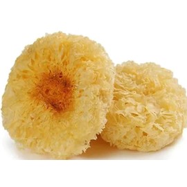 NY Spice Shop Dried Tremella Mushroom - 4 Ounce White Snow Fungus - Bamboo Fungus - White Fungus - Dried Snow Fungus Tremella - Japanese Beauty White Coral Mushroom - Wood Ear - Poria Mushroom