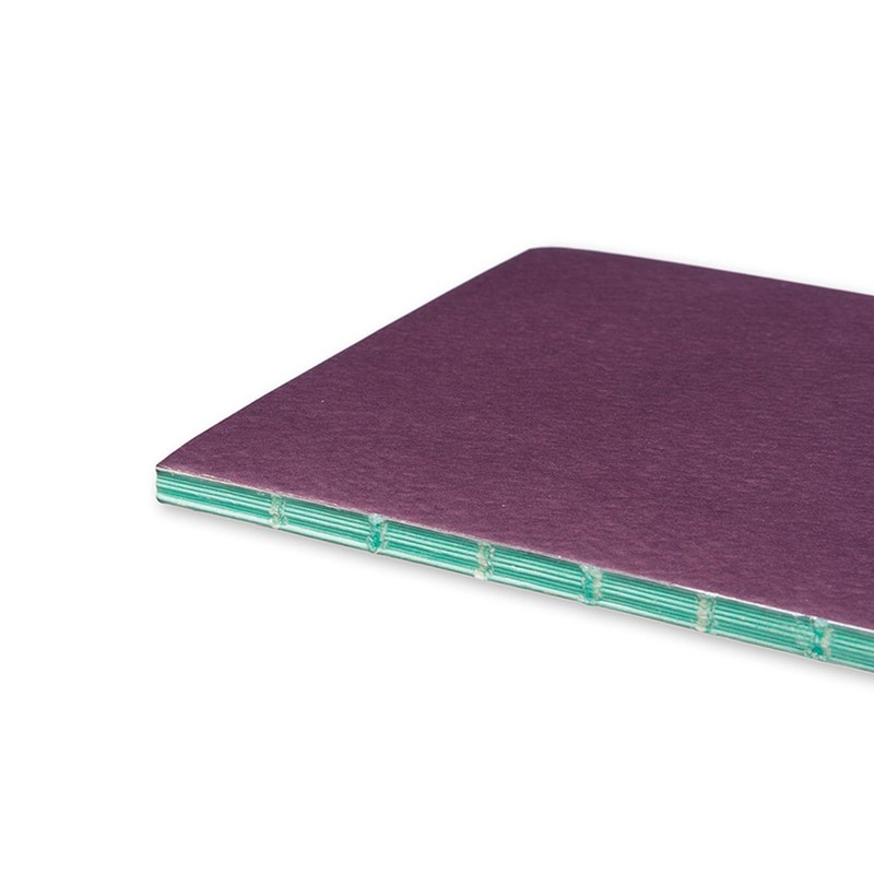 Moleskine Chapters Journal Plum Purple Slim Large Dotted