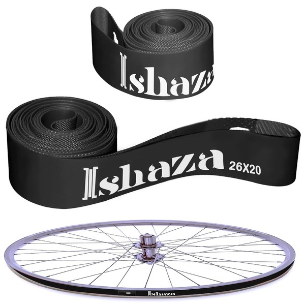 Ishaza Pack of 2 Bicycle Rim Strip 26" x 20mm