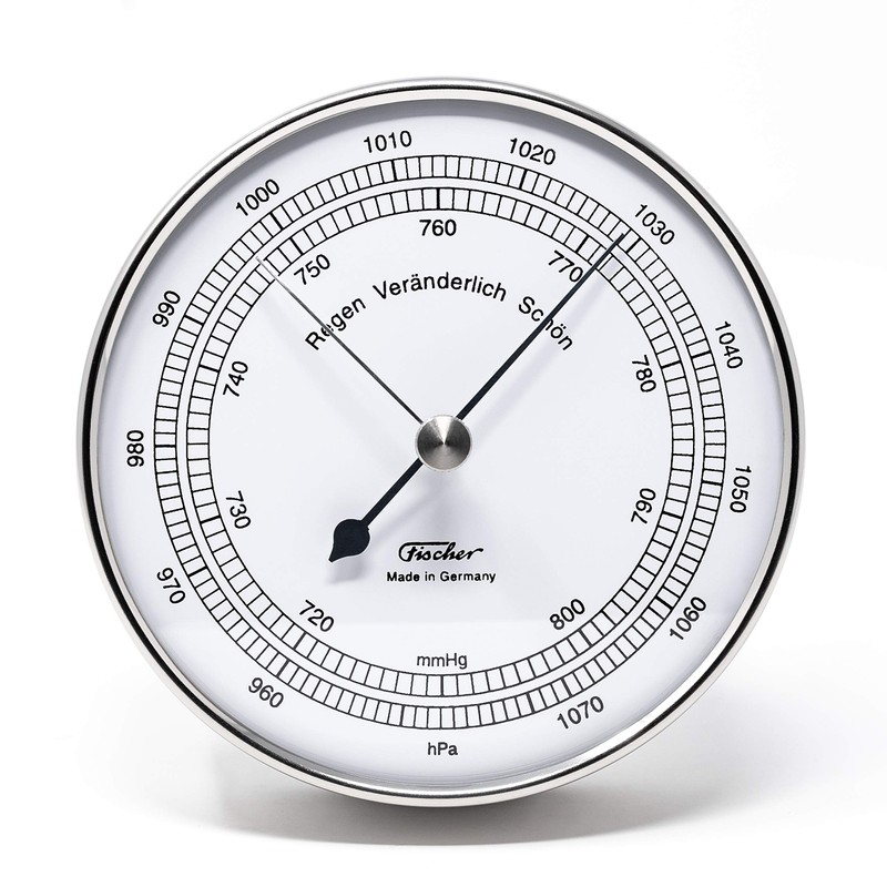 Fischer Barometer Case, Stainless Steel, 30 x 10.3 x 30