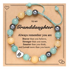 UNGENT THEM Granddaughter Gifts from Grandma Bracelet for Teenage Teen Girls Gifts Stuff Jewelry