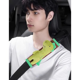 Kid Seat Belt Pad Cute Cartoon Seat Belt Cover Adjustable Soft Safety Shoulder Pad Harness Protection Cushion for Adult Child and Baby