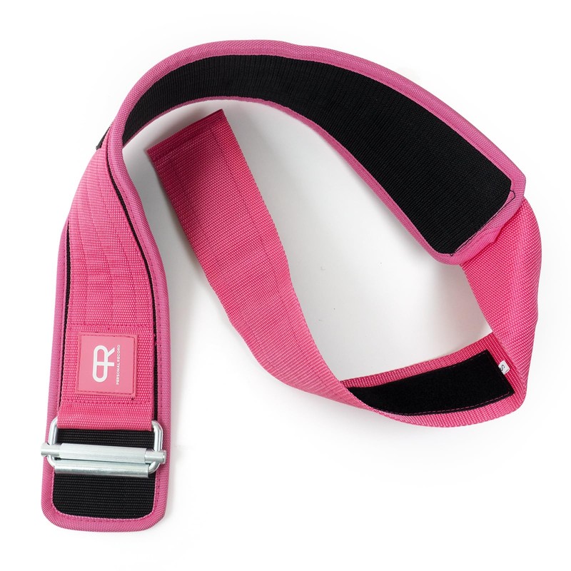 PR Personal Record Quick-Lock Hybrid Weightlifting Belt (Pink, Medium)