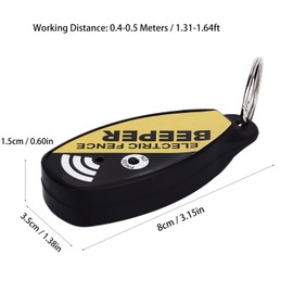 Electric Fence Beeper, Portable Fence Voltage Tester with On-Off Button for Horses or Livestock Farms Home Gardens