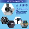 Waltool 8Pcs Universal 4 in 1 Drill Chuck Key Wrench