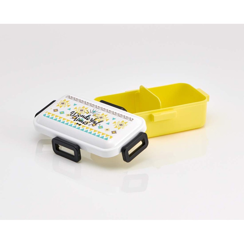 Skater PFLB6 Lunch Box, Fluffy Dome-Shaped Lid, Wonderful Time, 18.9