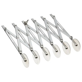 Ateco 6 Wheel Stainless Steel Cutter, 2 1/8 Inch Wheels