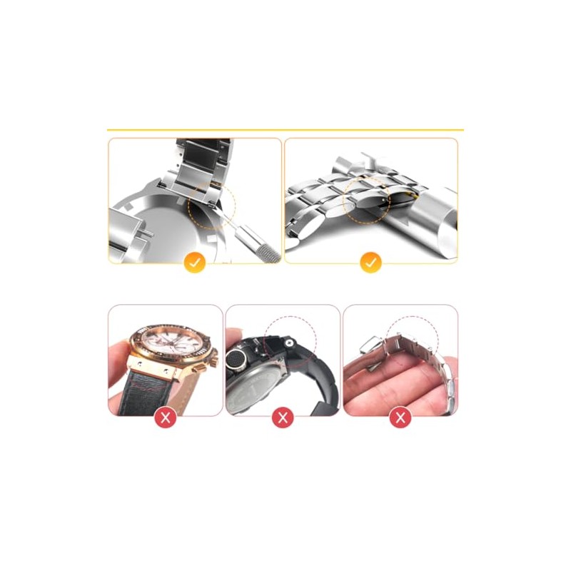 Kit de herramientas de extracción de eslabones de reloj, herramienta