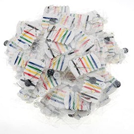 MTQY - Kit de costura individual, 100 unidades de hilo simple y agujas para hotel, kit de costura de viaje