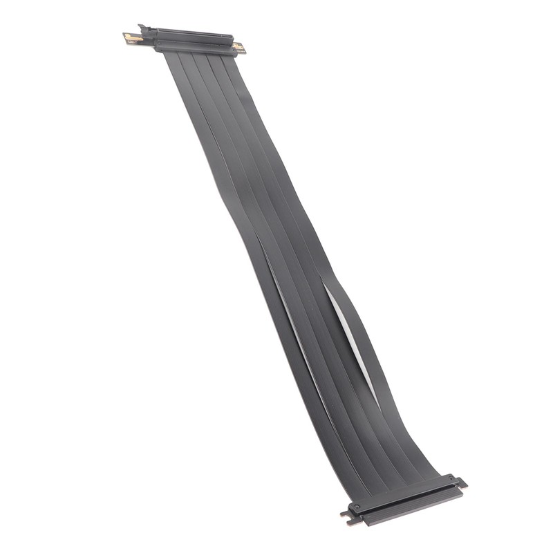 PCIE 4.0 X16 Extender Right Angle 64GB/s Shielded Plug and