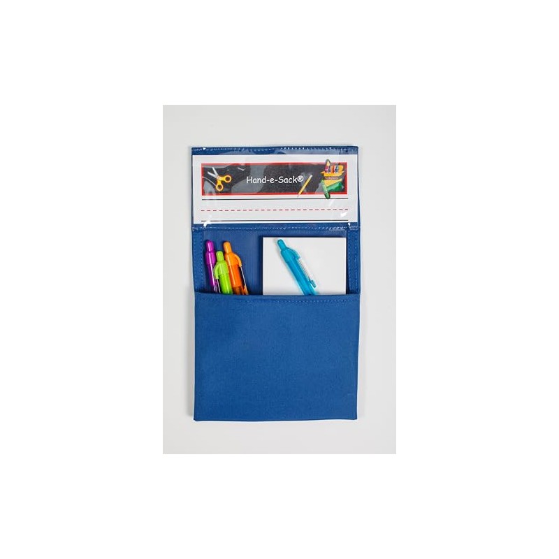 Hand-e-Sack Stick & Store - Blue. The Hand-e-Sack is a