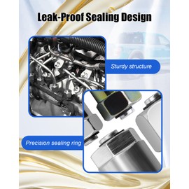 AUGREX Block-Off Rail Fuel Injectors Caps Set Diesel Common 12 14 16 18 20MM, Fits for Cummins 2003-2022 Duramax 2001-2022 Ford 2008-2022, Replace 10810