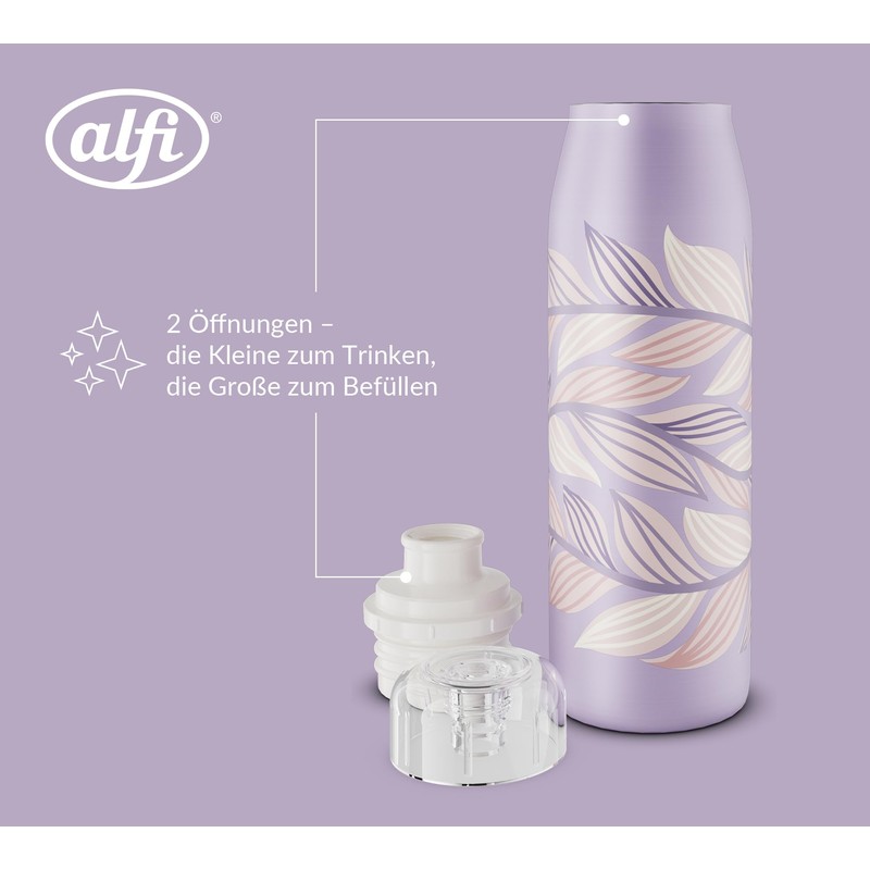 alfi Kids ISO Bottle 500 ml, Purple Pastel, Insulated Drinking