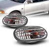 AmeriLite for 1997-2002 Mitsubishi Mirage LS/DE Coupe Sedan Chrome Side