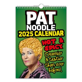 The Calendar King // Pat Noodle - 2025 Wall Calendar … (Full Colour, A4 Size)