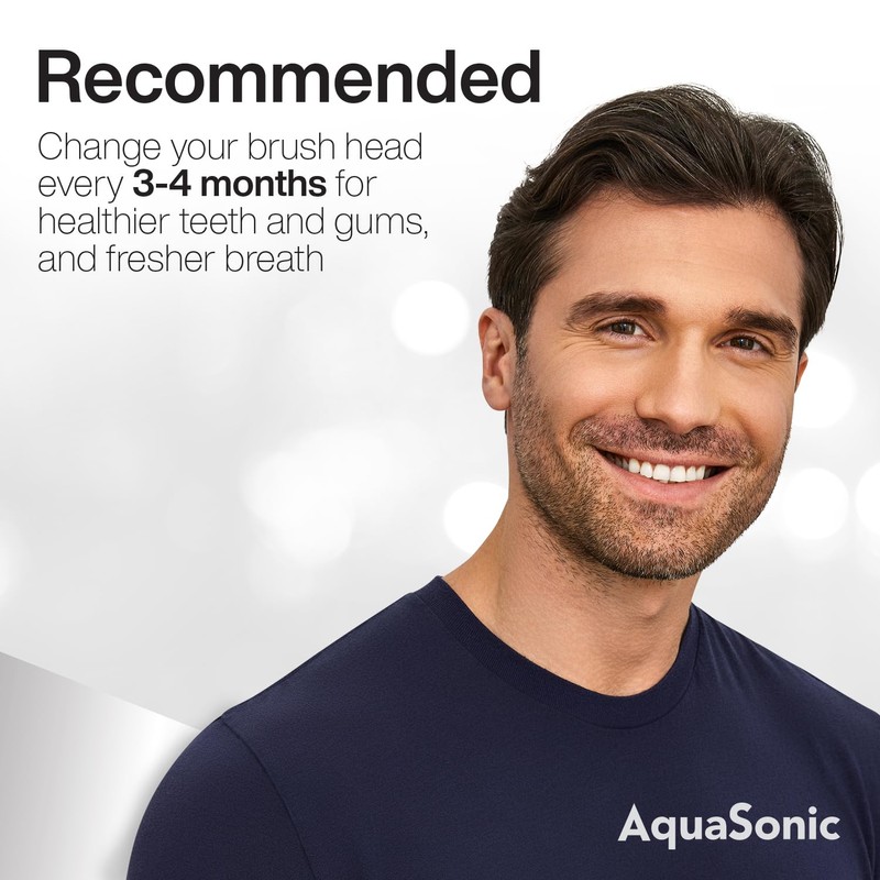 AquaSonic Genuine Duo Series Replacement Brush Heads | for Normal