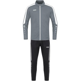 JAKO Men's Polyester Power Tracksuit, Stone Grey, L