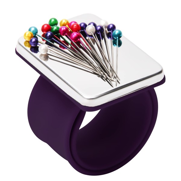 Magnetic Wrist Sewing, Portable Arm Pin Cushion Magnetic Pincushion with