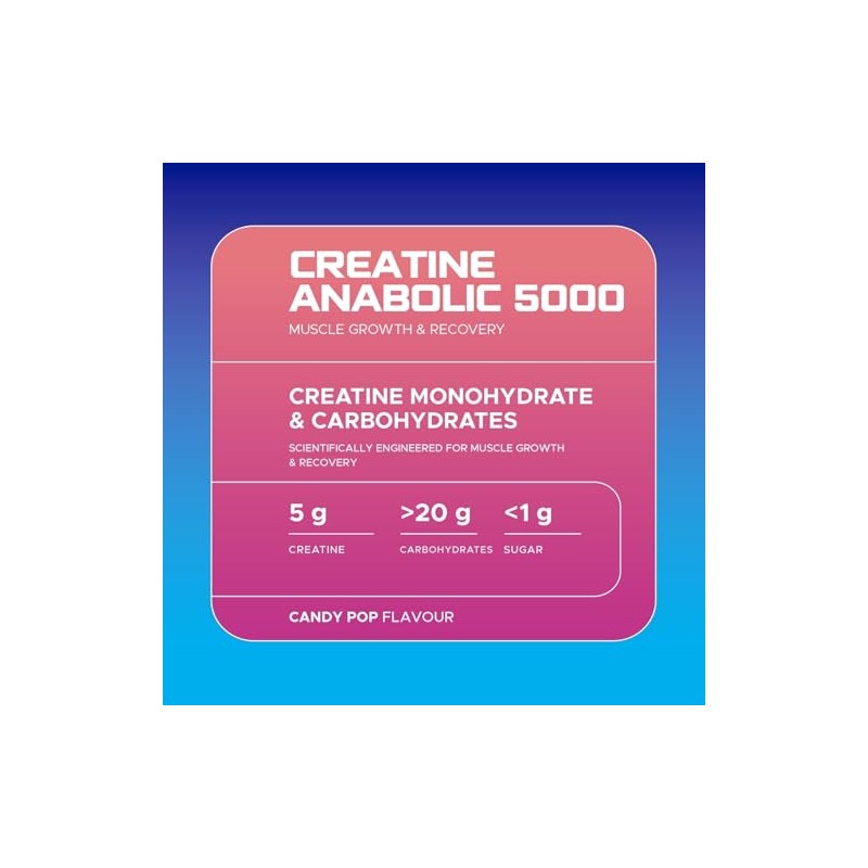 USN Creatine Anabolic Creatine & BCAAs I Candy Pop I