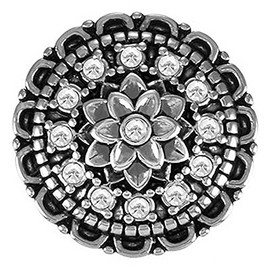 Ginger Snaps BLING DAHLIA SN15-27 Interchangeable Jewelry Snap Accessory