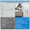 Hibbent All Metal CUPC Certified Shower Head, 10'' High Pressure