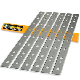 Planer Blades Knives for DeWalt DW735 7352 735X Thickness Planers with 13 Inch HSS Replacement Double edge 2 Set (6 pcs)