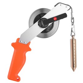 Cekegon Oil Gauging Tape, 20M/66ft Sounding Tape Measure with Stainless Steel Tape, Explosion-Proof Oil Tank Gauging Tape with Brass Plumb Bob