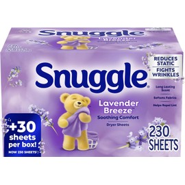 Snuggle Fabric Softener Dryer Sheets Lavender Vanilla Orchid 230ct