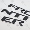 Unbranded Matte Black Raised Tailgate Letters for 2022-24 Nissan Frontier