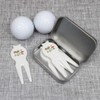 Azeeda 'Autumnal Toadstools' Golf Divot Tool/Repair Fork Gift Set (GO00071824)