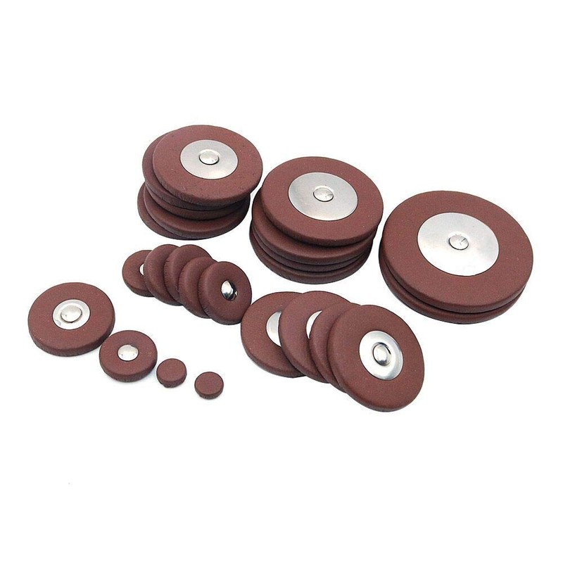 Alnicov 25Pcs Sax Leather Pads Replacement Accessories for Alto Saxophone