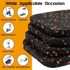 Powrocket Treadmill Mat,4 Pack Anti-Vibration Shock Absorbing Exercise Equipment Mat