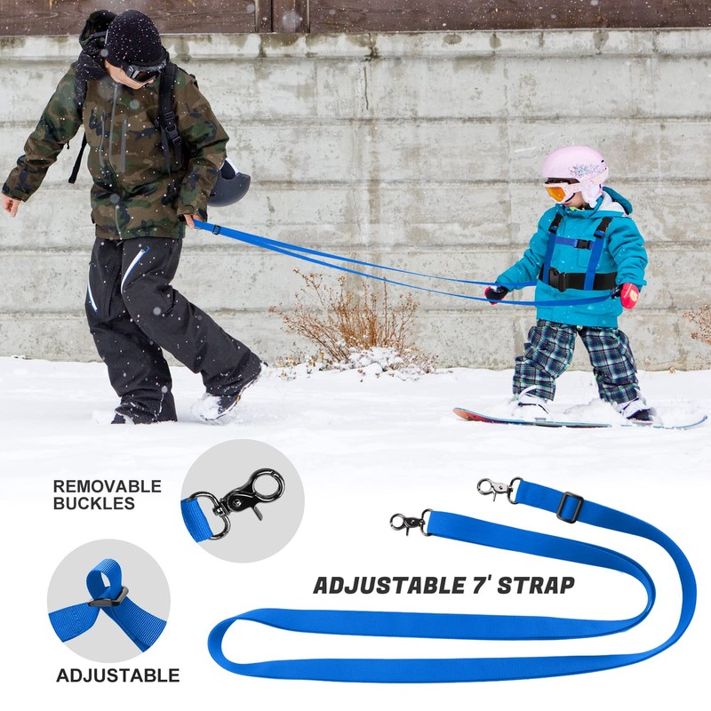 Odoland Kids Ski Snowboard Training Harness Toddler Skiing Harness with